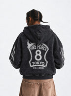 Eight Shield – Hoodie – model shot | Fire Force