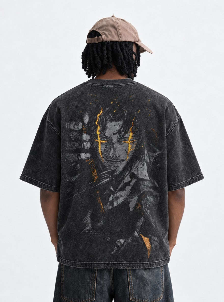 Ember Gaze – T-Shirt – model shot | Fire Force