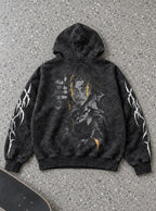 Ember Gaze – Hoodie – flat-lay | Fire Force