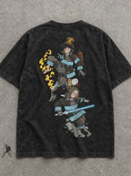 Flame Runner – T-Shirt – flat-lay | Fire Force
