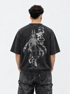 Horned Wraith – T-Shirt – model shot | Fire Force