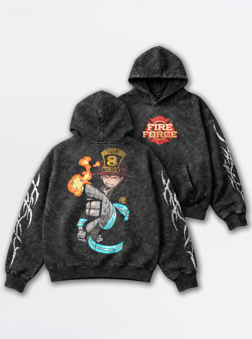 Ignition Gauntlet – Hoodie – mockup | Fire Force