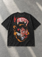 Infernal Split – T-Shirt – flat-lay | Fire Force