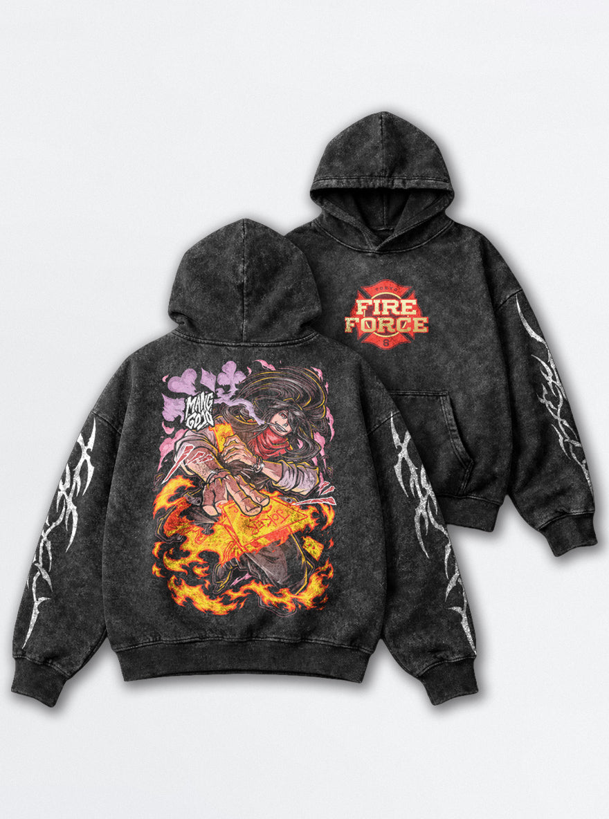 Joker Throw – Hoodie – mockup | Fire Force