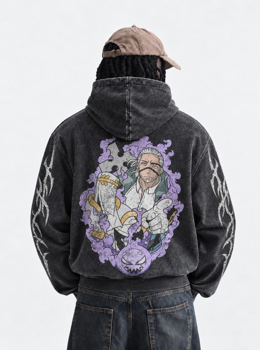 Puzzle Phantom – Hoodie – model shot | Fire Force