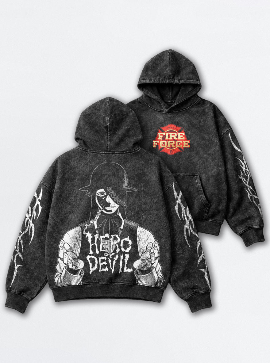 Smoke Reach – Hoodie – mockup | Fire Force