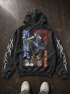 Spear Ember – Hoodie – flat-lay | Fire Force