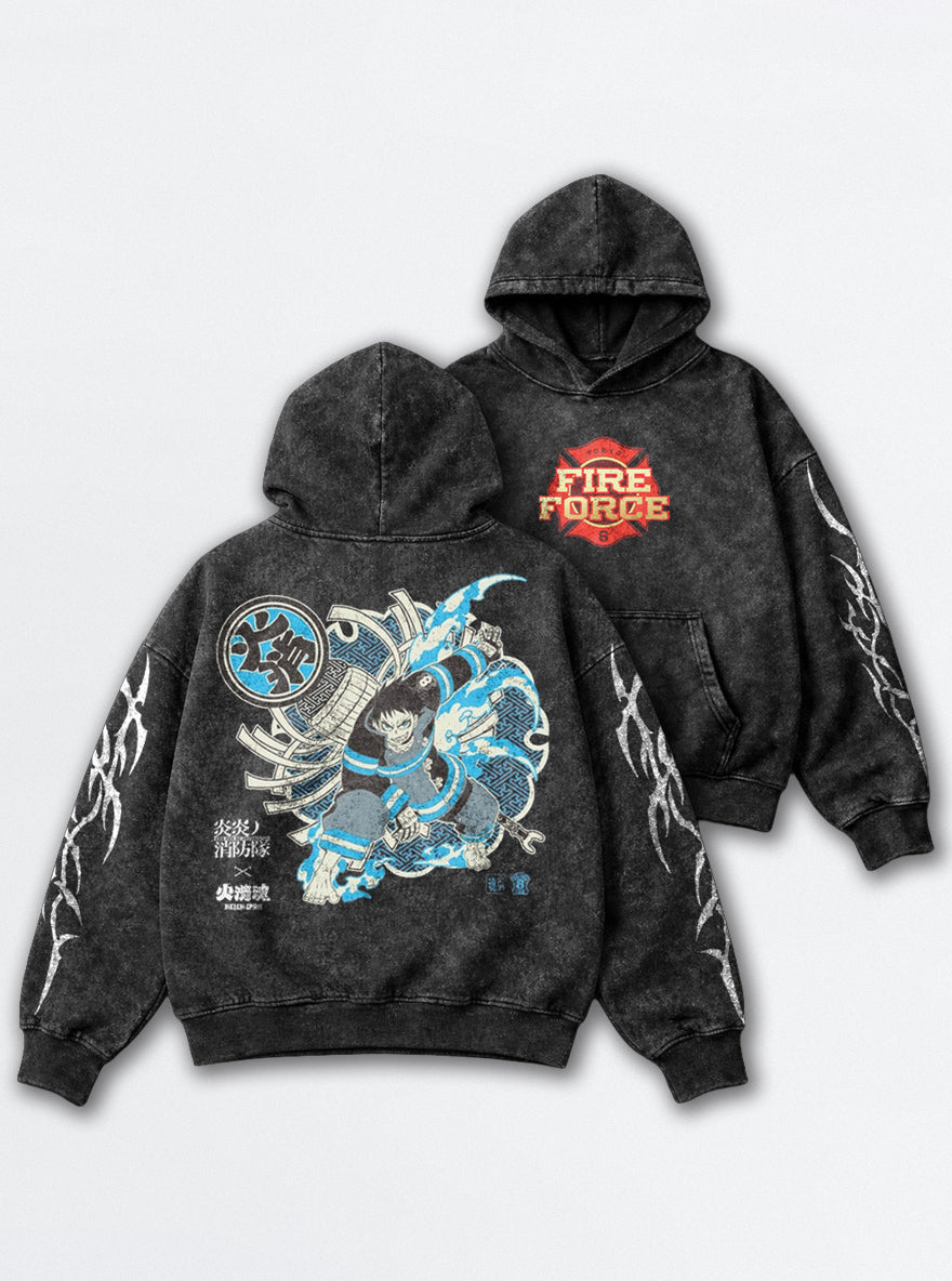 Spirit Blaze – Hoodie – mockup | Fire Force