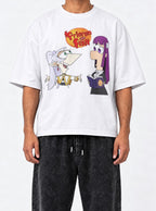 Frieren & Fern – White Tee – model shot | Meme Tees