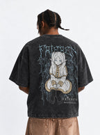 Frieren Ice Metal – T-Shirt – model shot | Frieren
