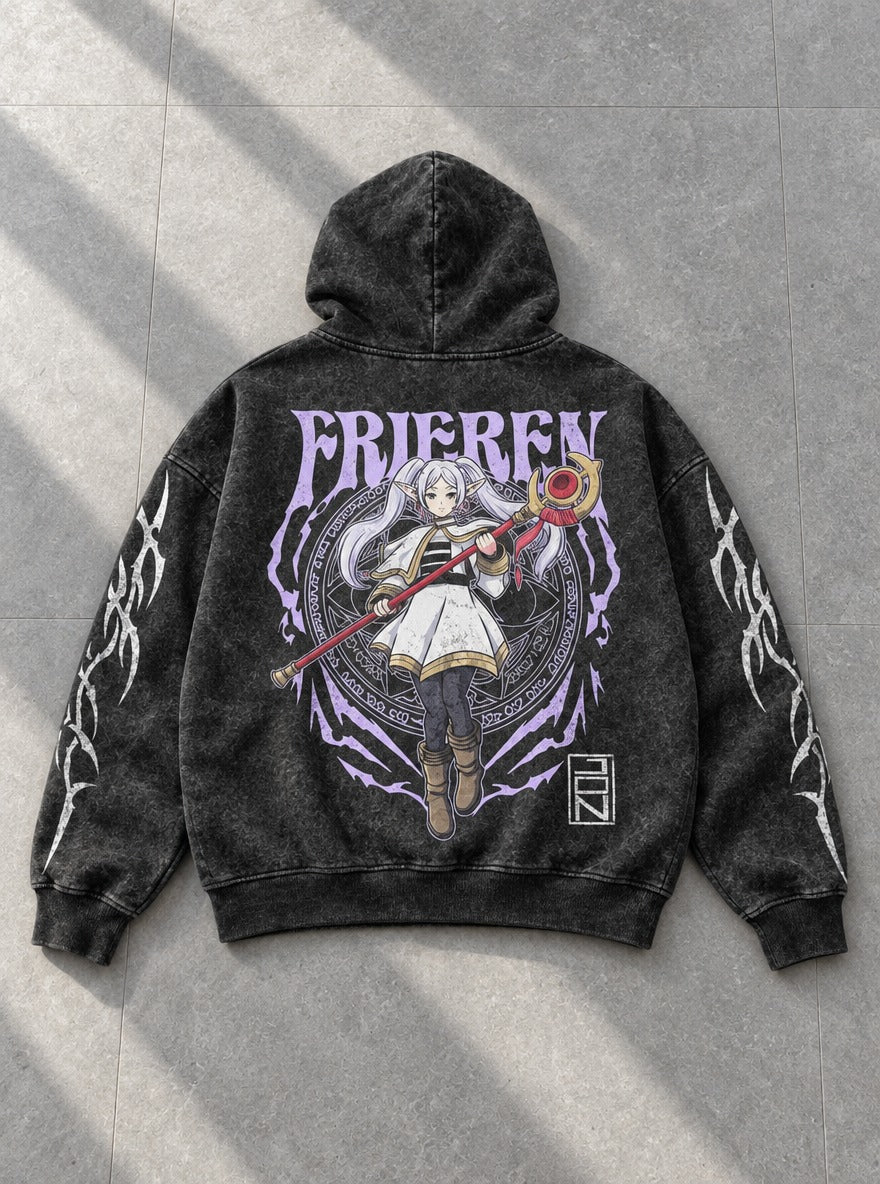 Frieren Magic Circle – Hoodie – flat-lay | Frieren