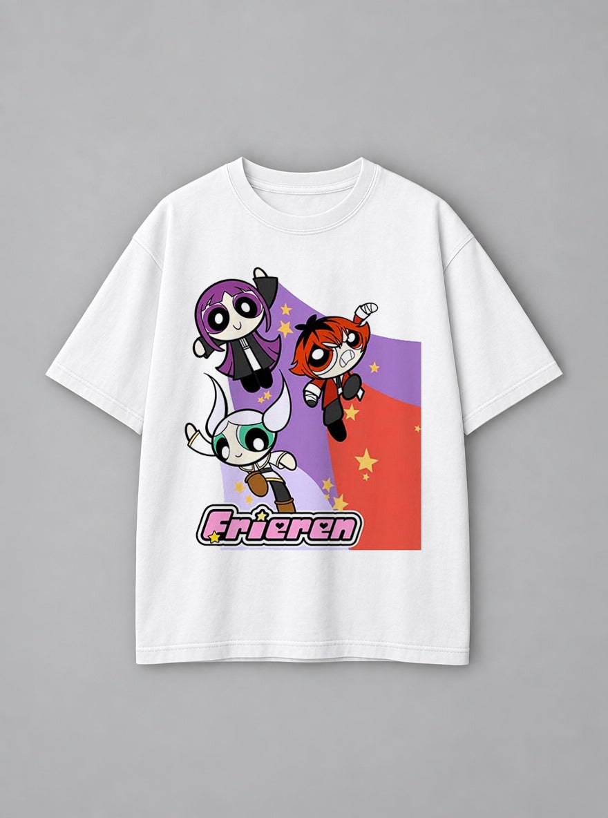 Frieren – White Tee – mockup | Meme Tees
