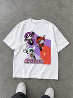 Frieren – White Tee – flat-lay | Meme Tees
