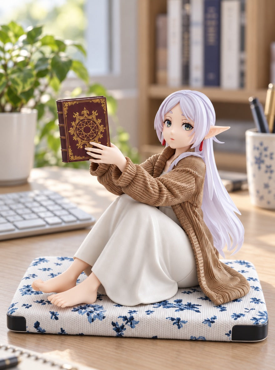 Frieren Reading Figure – on a desk | Frieren