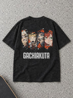 Cleaners Faces – T-Shirt – flat-lay | Gachiakuta