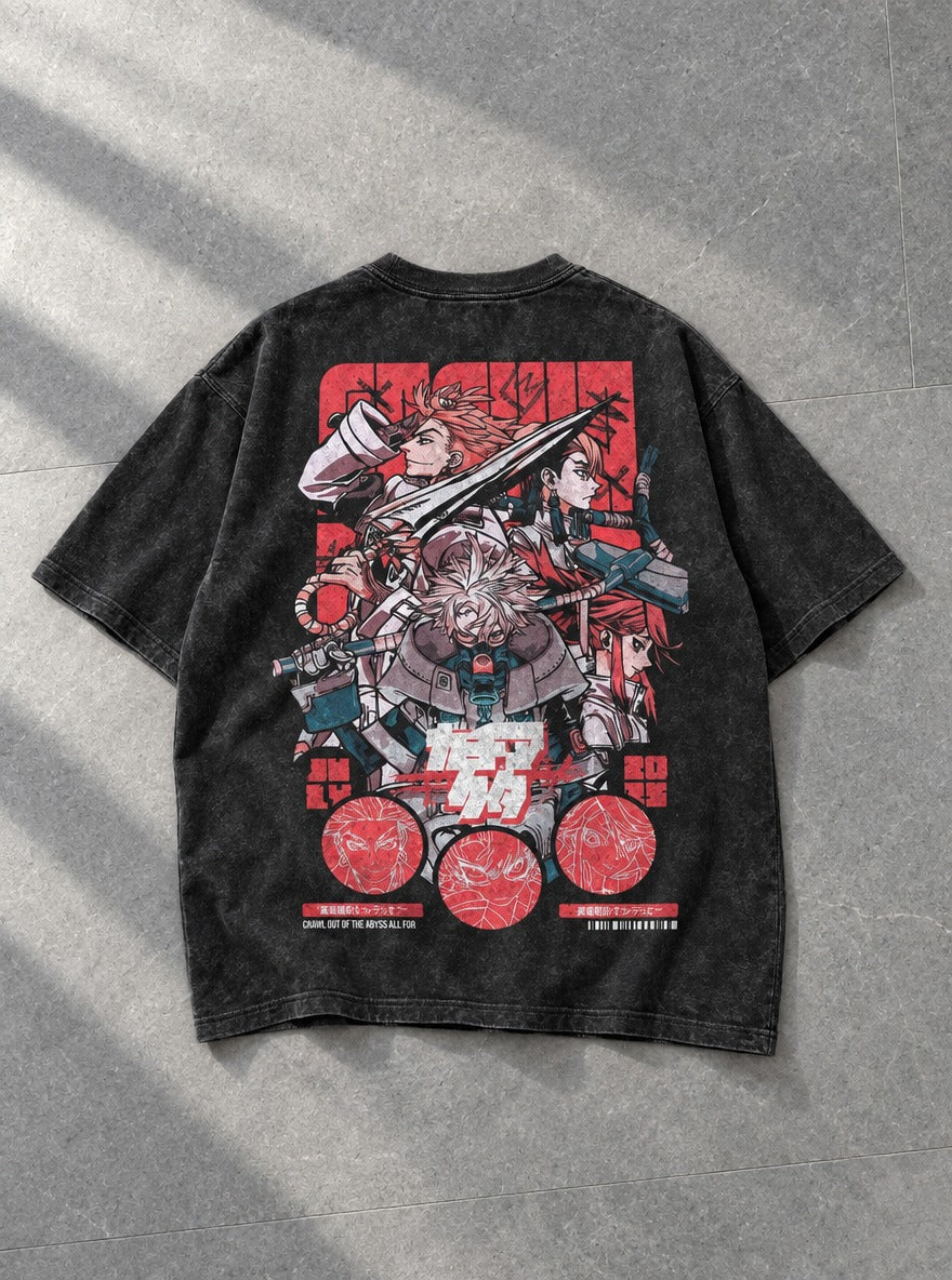 Cleaners Strike – T-Shirt – flat-lay | Gachiakuta