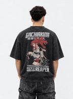 Riyo Reaper – T-Shirt – model shot | Gachiakuta