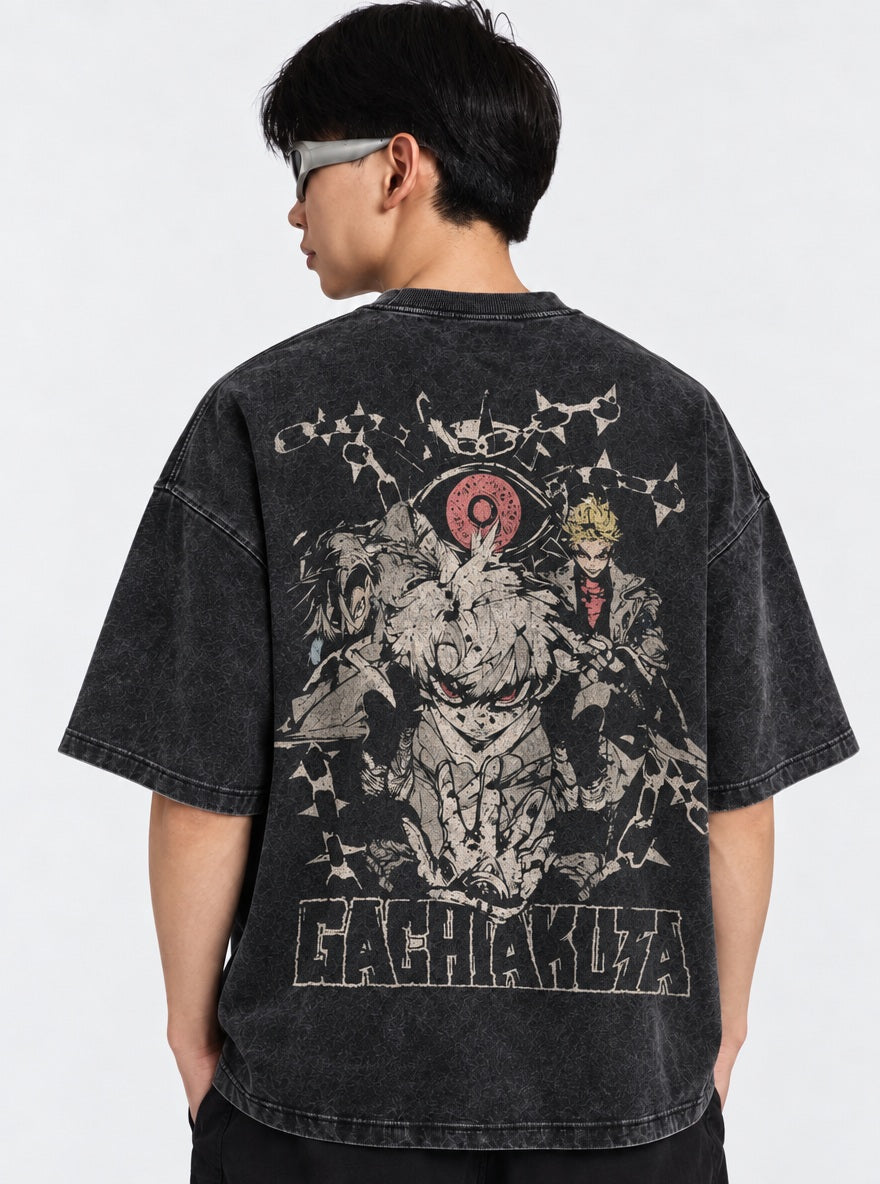 Enjin & Trash Beast – T-Shirt – model shot | Gachiakuta