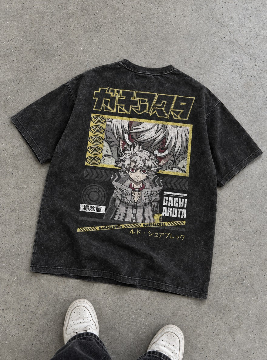 Rudo Cleaner ID – T-Shirt – flat-lay | Gachiakuta