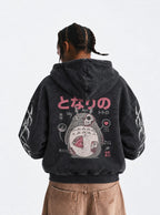 Totoro Anatomy – Hoodie – model shot | Ghibli