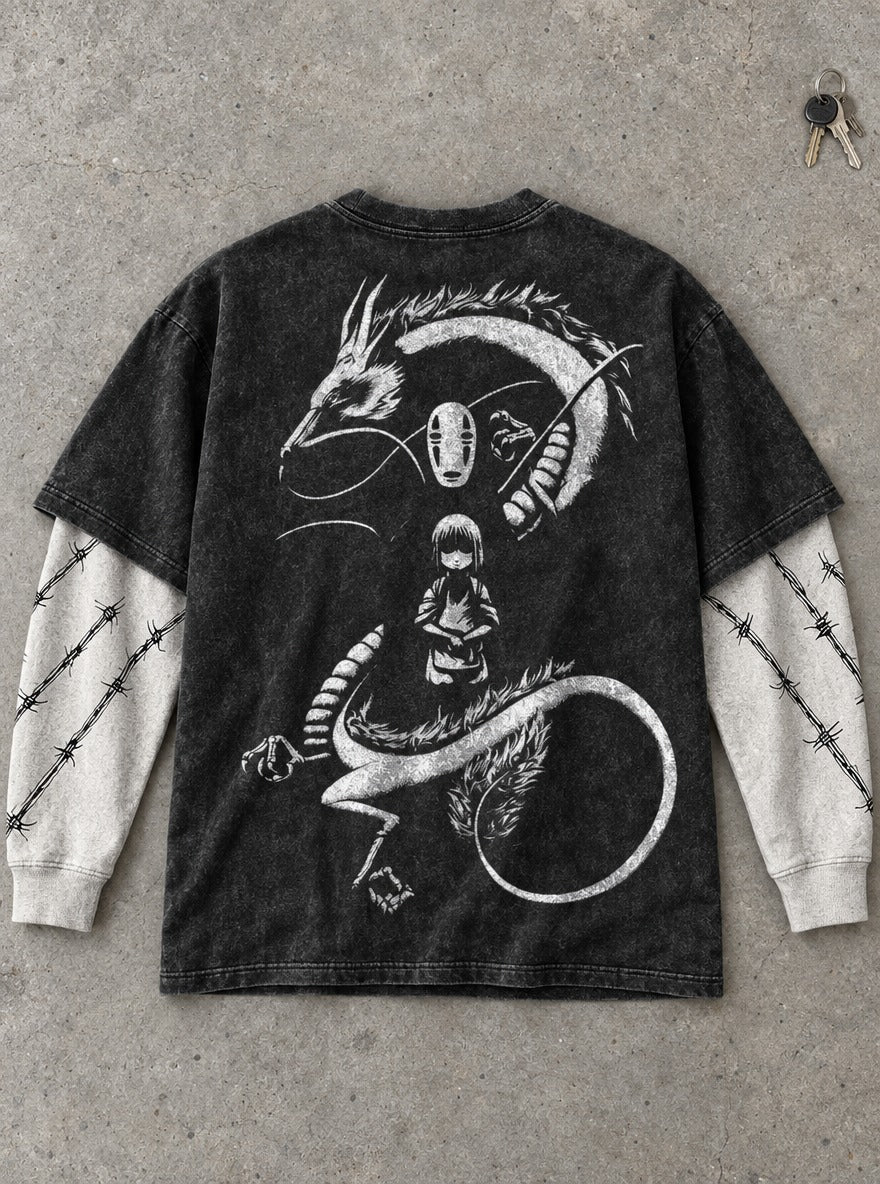 Haku & Chihiro – Double Sleeves – flat-lay | Ghibli