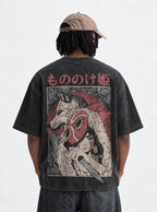 Wolf Princess San – T-Shirt – model shot | Ghibli