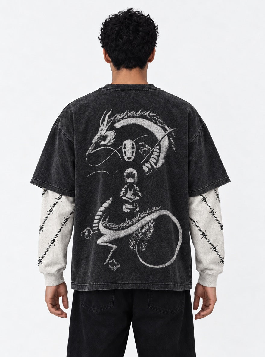 Haku & Chihiro – Double Sleeves – model shot | Ghibli