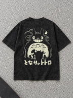 Totoro Moon – T-Shirt – flat-lay | Ghibli