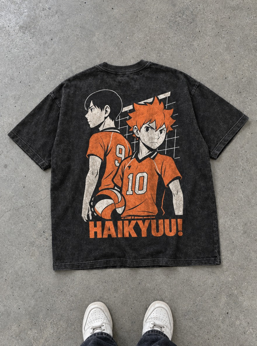 Freak Duo – T-Shirt – flat-lay | Haikyuu