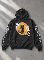 Hinata Sun Jump – Hoodie – flat-lay | Haikyuu