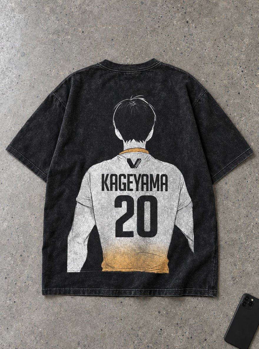 Kageyama Number 20 – T-Shirt – flat-lay | Haikyuu