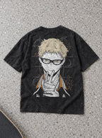 Tsukishima Glare – T-Shirt – flat-lay | Haikyuu