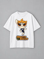 Hinata Shoyo – White Tee – mockup | Meme Tees
