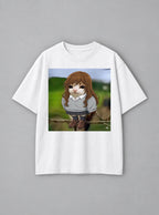 HoriMeowls – White Tee – mockup | Meme Tees