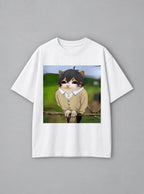 HoriMeowls Miyamura – White Tee – mockup | Meme Tees