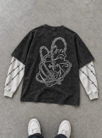 Chained Heart – Double Sleeves – flat-lay | Hunter x Hunter