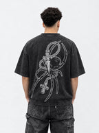 Spider and Cross – T-Shirt – model shot | Hunter x Hunter