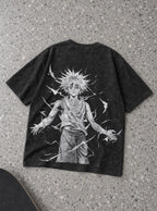 Killua Godspeed – T-Shirt – flat-lay | Hunter x Hunter