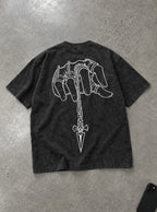 Kurapika Chain Hand – T-Shirt – flat-lay | Hunter x Hunter