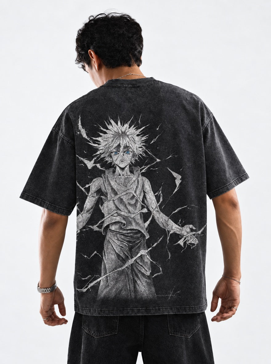 Killua Godspeed – T-Shirt – model shot | Hunter x Hunter