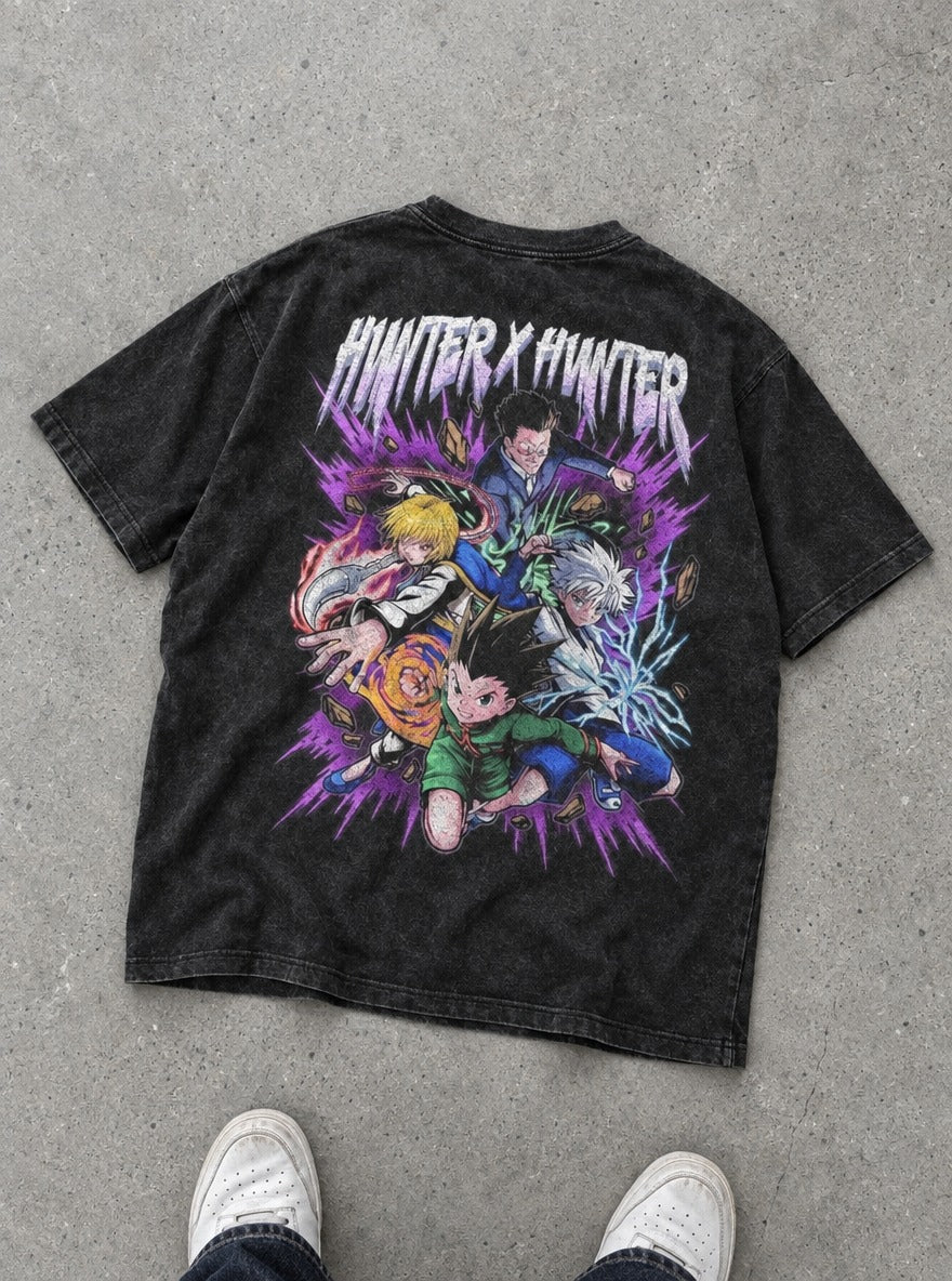 Main Four Battle – T-Shirt – flat-lay | Hunter x Hunter