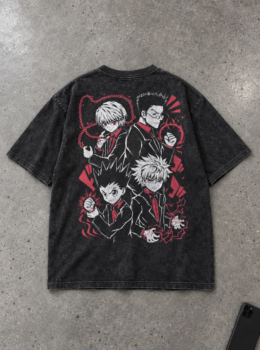 Main Four Suits – T-Shirt – flat-lay | Hunter x Hunter
