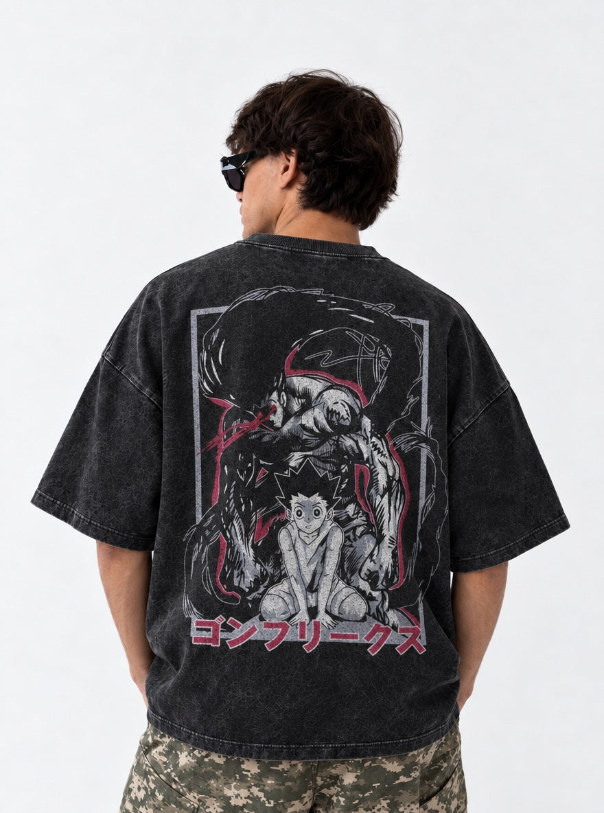 Adult Gon – T-Shirt – model shot | Hunter x Hunter