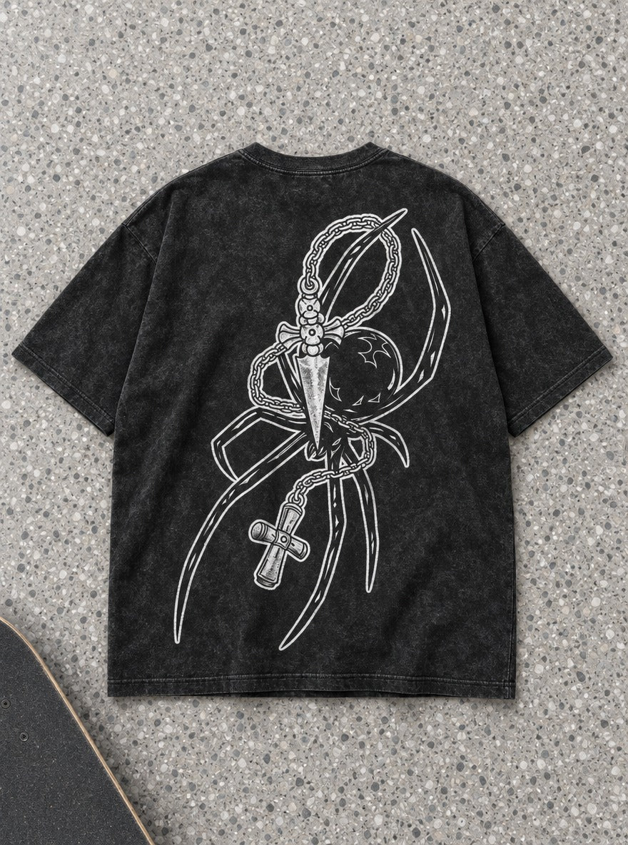 Spider and Cross – T-Shirt – flat-lay | Hunter x Hunter