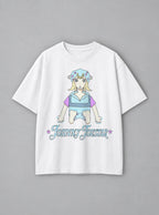 Johnny Toestar – White Tee – mockup | Meme Tees