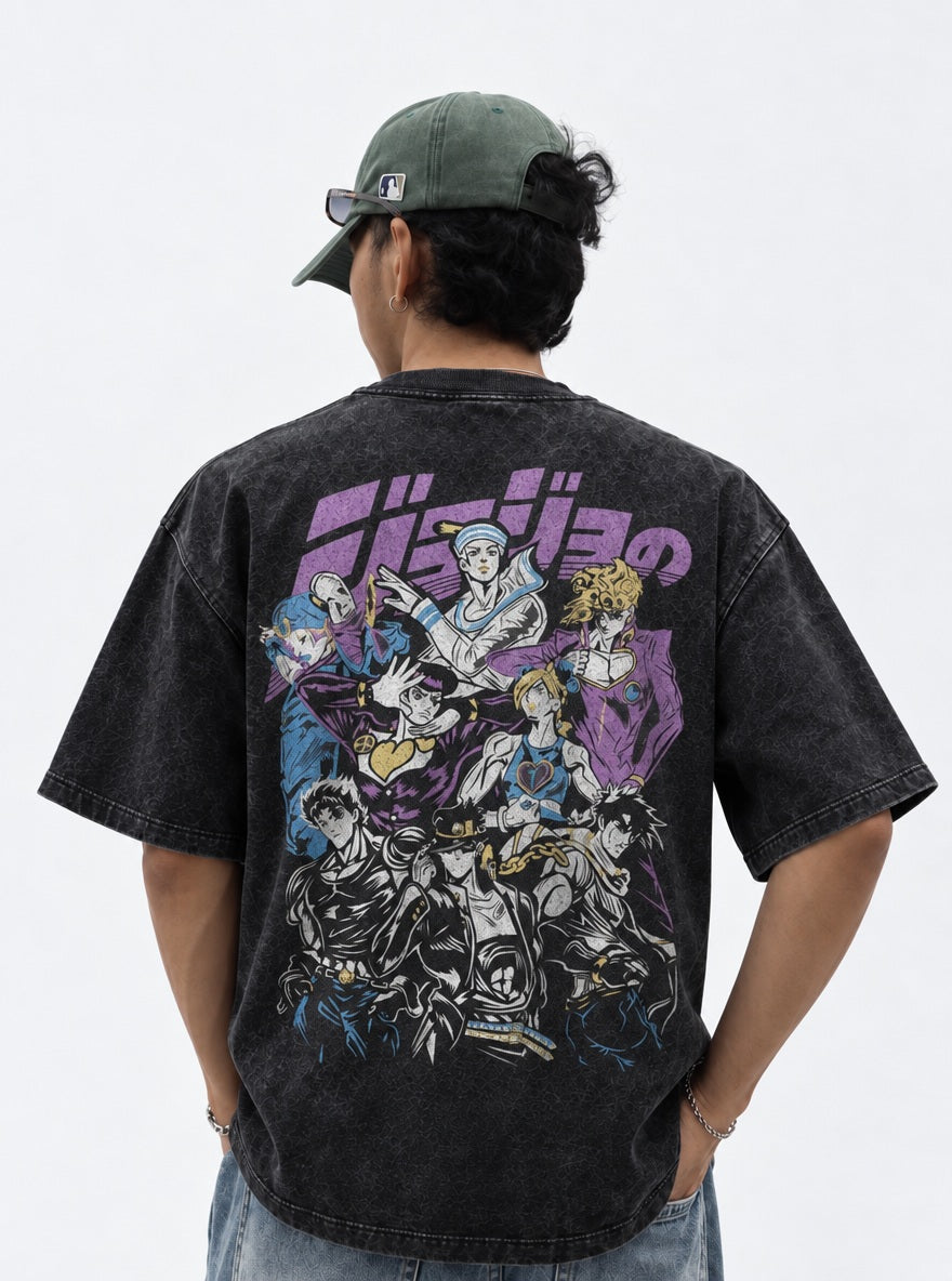 Joestar Generations – T-Shirt – model shot | JoJo