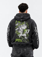 Jotaro & Jolyne – Hoodie – model shot | JoJo