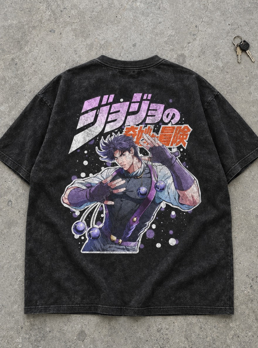 Joseph Joestar – T-Shirt – flat-lay | JoJo