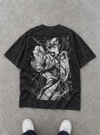 Jotaro Menacing – T-Shirt – flat-lay | JoJo