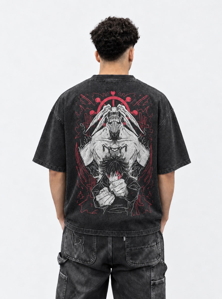 Mahoraga Summon – T-Shirt – model shot | Jujutsu Kaisen
